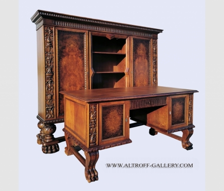 Neorenesansowy komplet gabinetowy 1930 roku
